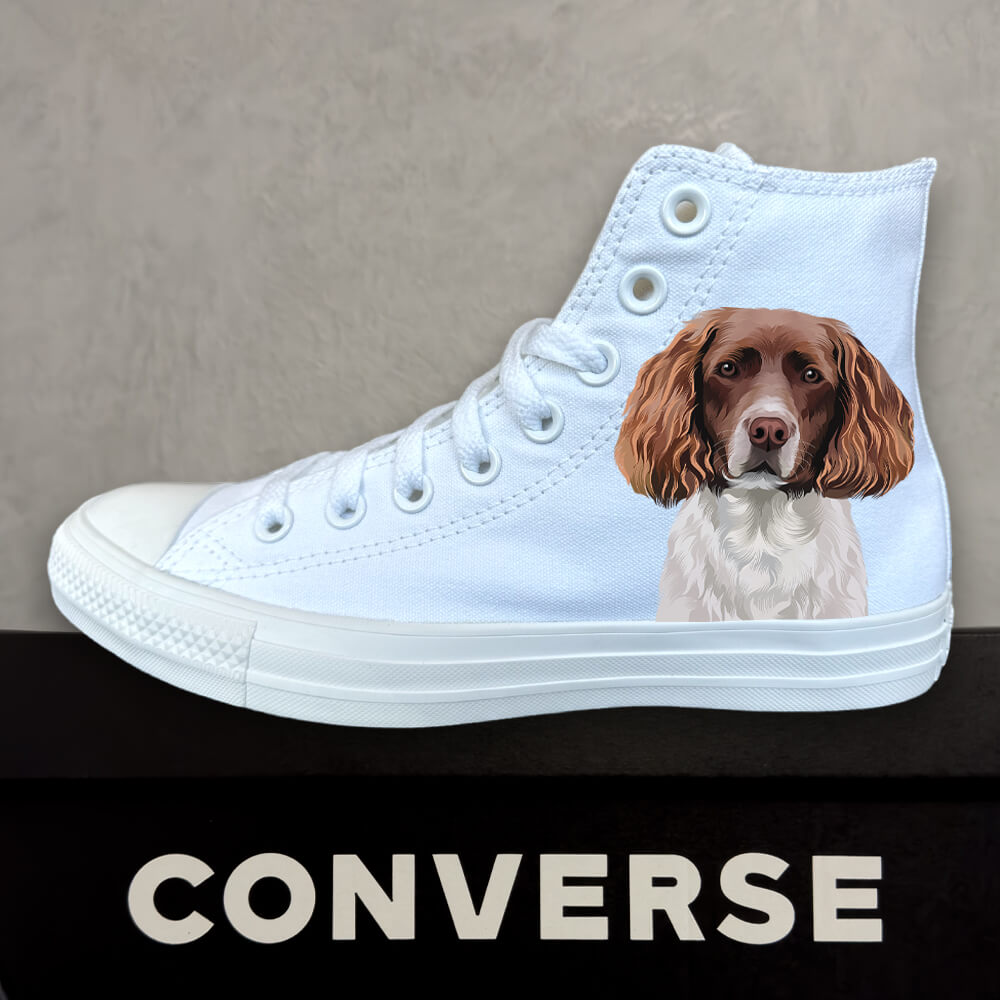 Personalisiertes Portrait von deinem Tierbild - Converse Chucks