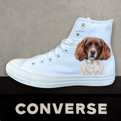 Personalized portrait of your animal picture - Converse Chucks